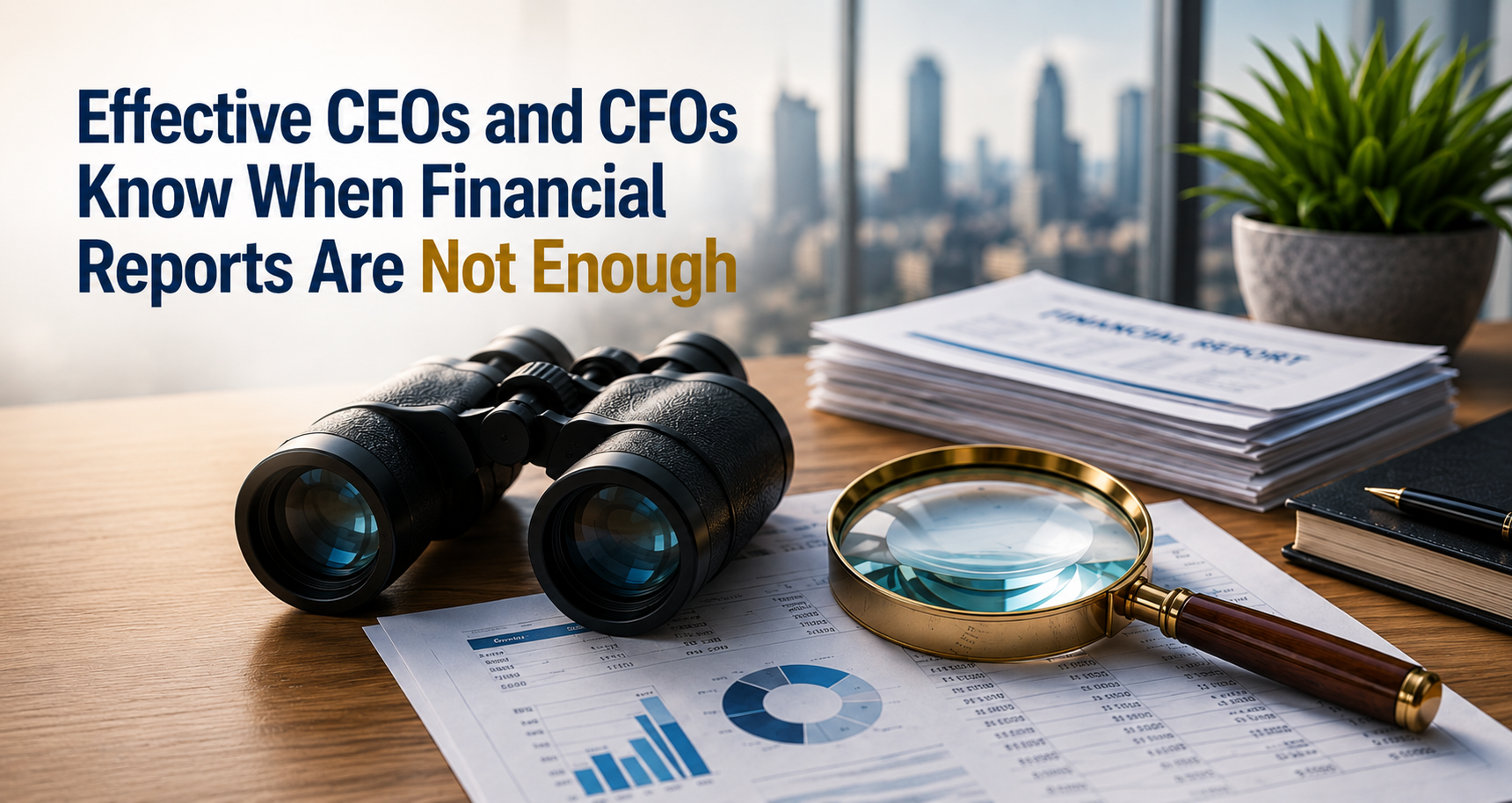 Effective CEOs and CFOs Know When Financial Reports Are Not Enough